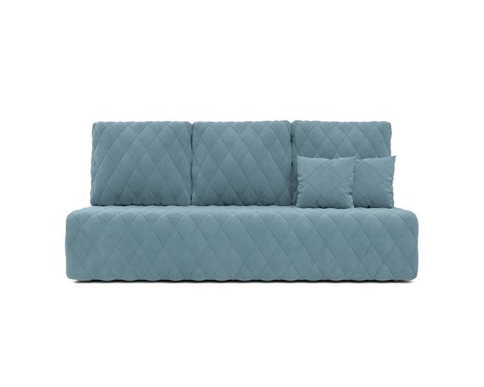 Диван-кровать Роял Luna голубого цвета - купить Прямые диваны по цене 41990.0