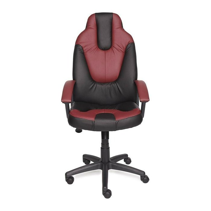 Кресло офисное Neo черно-бордового цвета - лучшие Офисные кресла в INMYROOM