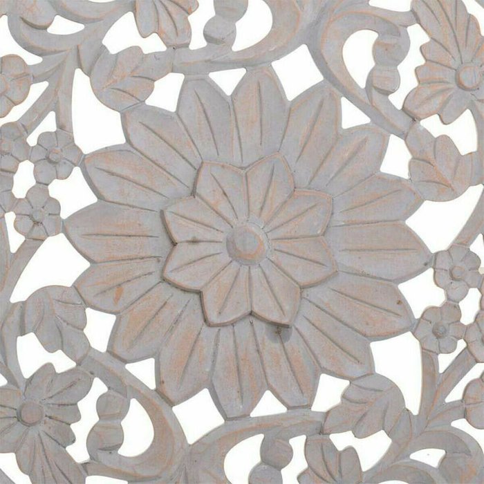 Настенный декор Серый Деревянный MDF 3 x 90 x 90 cm - купить Декор стен по цене 19620.0