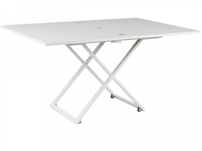 Стол-трансформер Compact GLS цвета белый глянец - лучшие Обеденные столы в INMYROOM