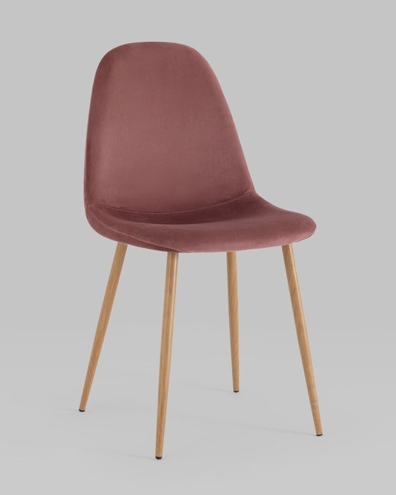 Стул Валенсия SN в обивке из велюра пыльно-розового цвета - купить Обеденные стулья по цене 4990.0