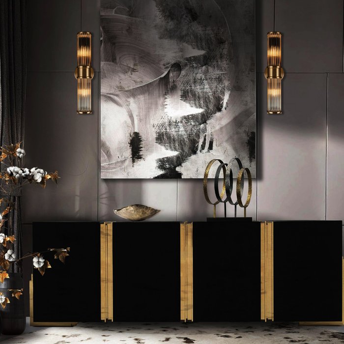 Бра Vessel 10449W/A AB (стекло, цвет прозрачный) - купить Бра и настенные светильники по цене 10230