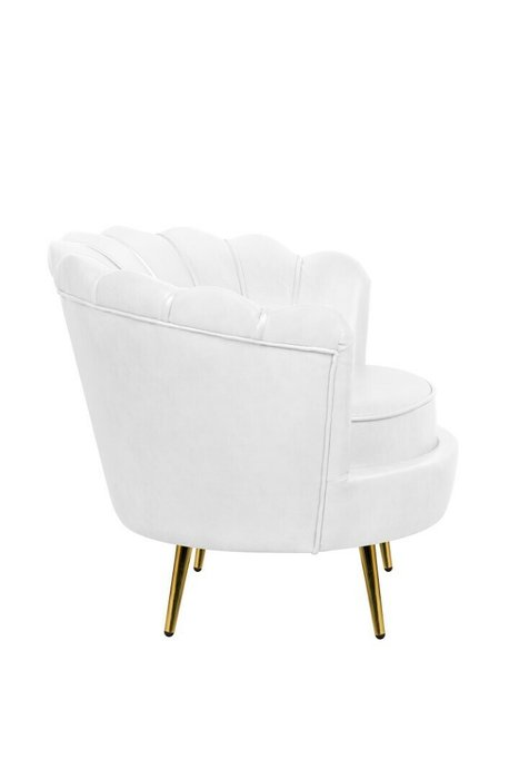 Кресло Pearl белого цвета - лучшие Интерьерные кресла в INMYROOM