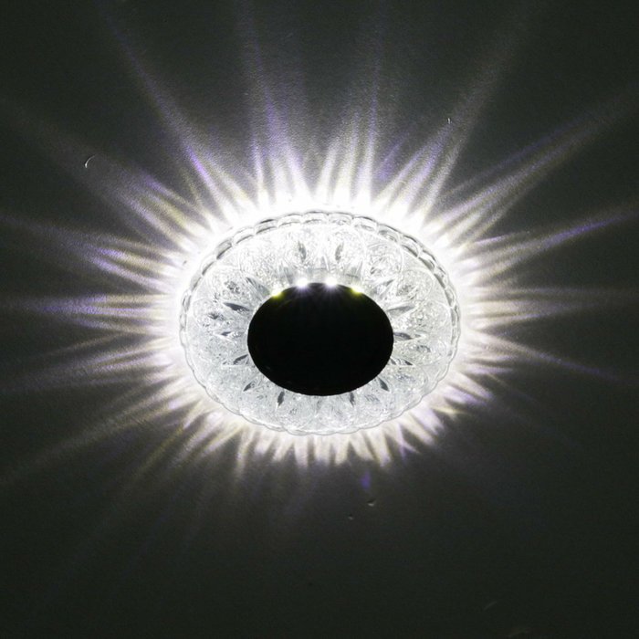 Встраиваемый светильник 51618-9.0-001MN MR16+LED3W DL 4000K WH (акрил, цвет прозрачный) - лучшие Встраиваемые споты в INMYROOM Встраиваемый светильник 51618-9.0-001MN MR16+LED3W DL 4000K WH (акрил, цвет прозрачный) - лучшие Встраиваемые споты в INMYROOM