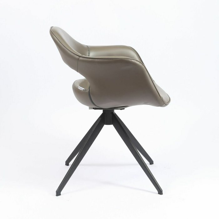 Стул вращающийся Вермонт серого цвета - лучшие Обеденные стулья в INMYROOM