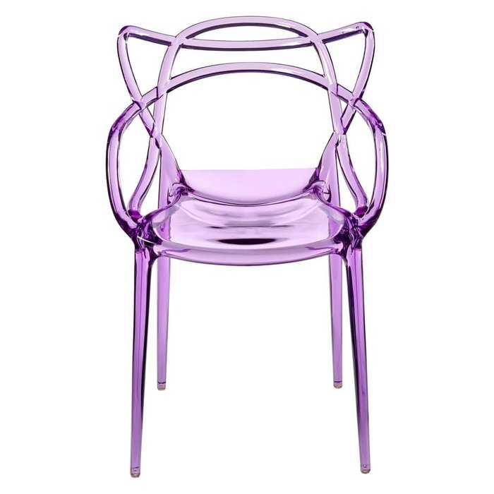 Стул Masters прозрачно-сиреневого цвета - купить Обеденные стулья по цене 13190.0