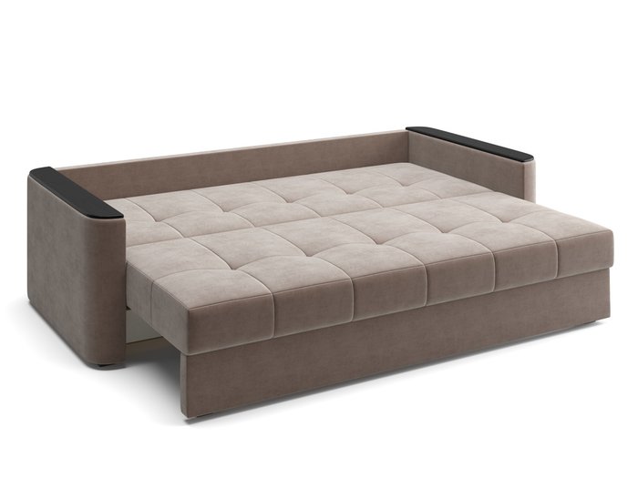 Диван-кровать Юджин коричневого цвета - лучшие Прямые диваны в INMYROOM