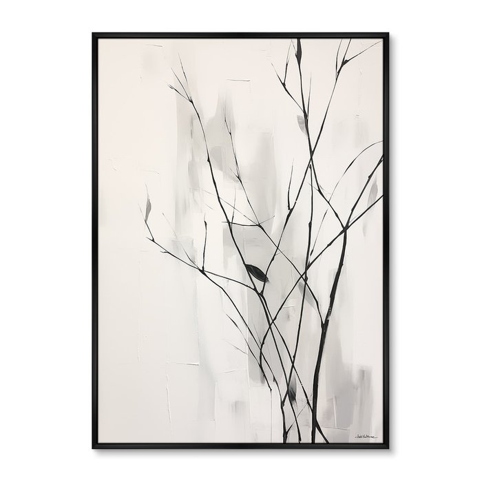 Репродукция картины Branches in the autumn, No 1, 2024г.