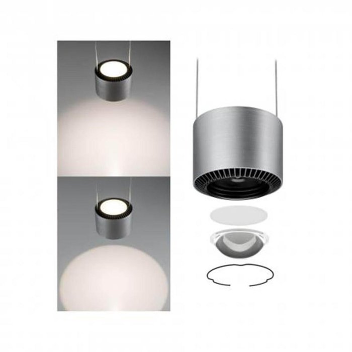 Подвесной светодиодный светильник Aldan серого цвета - лучшие Подвесные светильники в INMYROOM