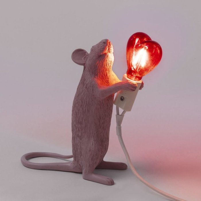 Настольная лампа Mouse Lamp Love Edition - купить Настольные лампы по цене 8600.0