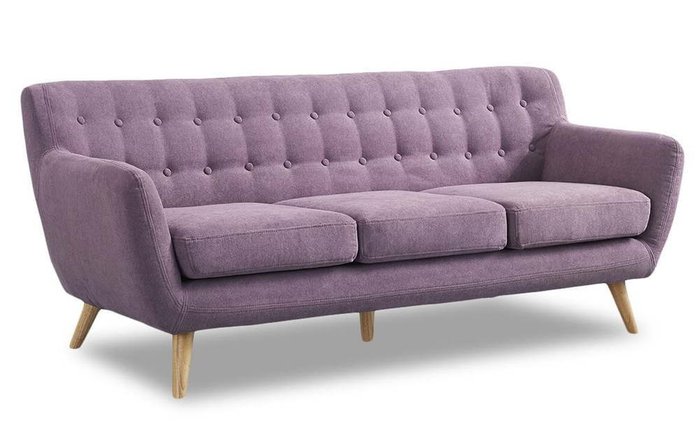 Прямой диван Copenhagen лилового цвета - лучшие Прямые диваны в INMYROOM