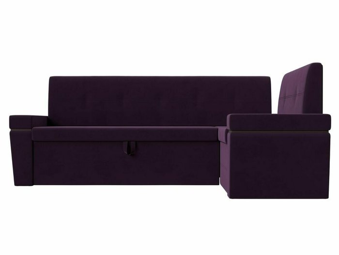 Угловой диван-кровать Деметра фиолетового цвета правый угол - купить Угловые диваны по цене 45999.0