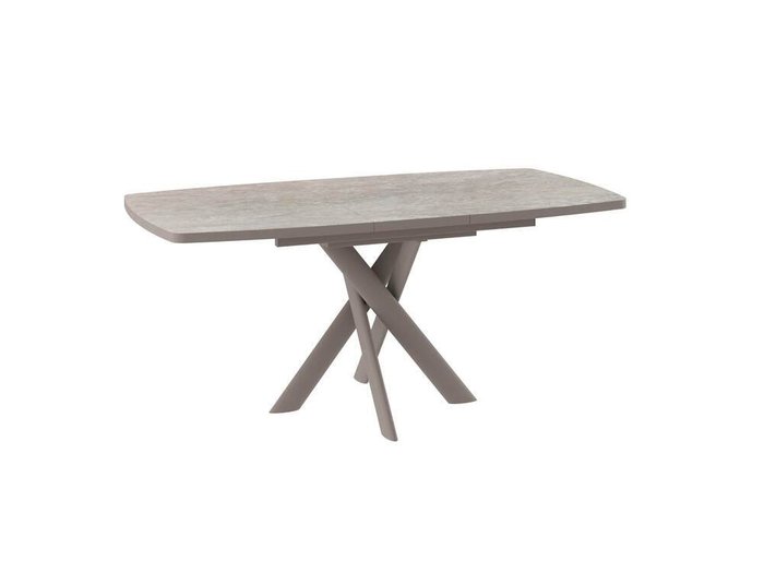 Раздвижной обеденный стол Эдж 110 цвета капучино - купить Обеденные столы по цене 28490