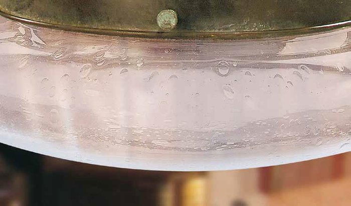 Подвесной светильник Moretti Luce MARINER с плафоном из прозрачного выдувного стекла - купить Подвесные светильники по цене 21760.0