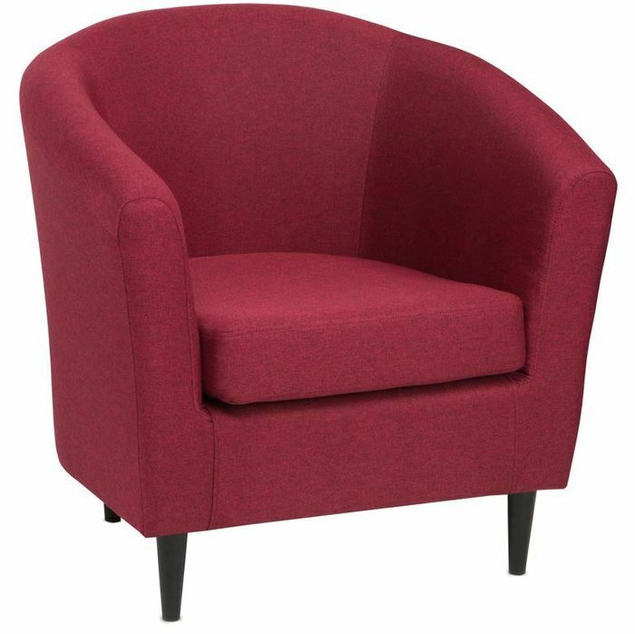 Кресло для отдыха Тунне бордового цвета