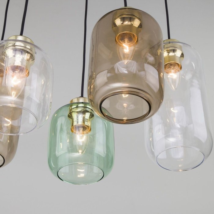 Подвесной светильник Marco со стеклянными плафонами - лучшие Подвесные люстры в INMYROOM