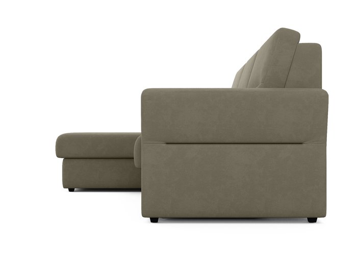 Угловой диван-кровать левый Sonny бежево-коричневого цвета - лучшие Угловые диваны в INMYROOM