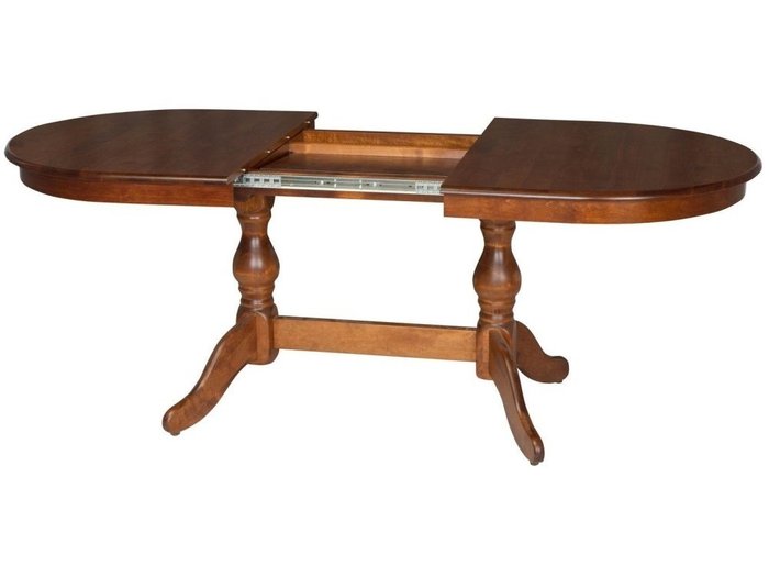Стол раскладной Гранд коричневого цвета - лучшие Обеденные столы в INMYROOM