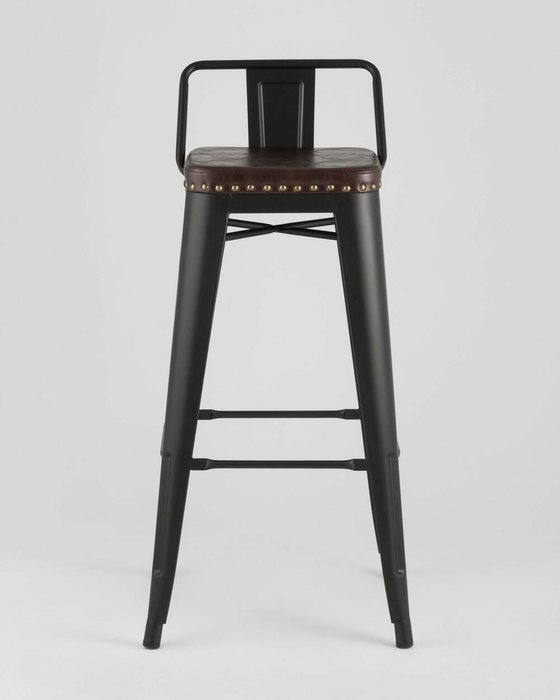 Барный стул Tolix Soft черного цвета  - лучшие Барные стулья в INMYROOM