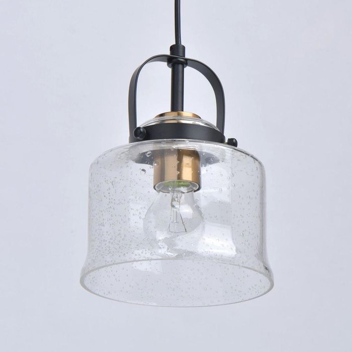 Подвесной светильник Вальтер с плафоном из стекла - купить Подвесные светильники по цене 7250.0