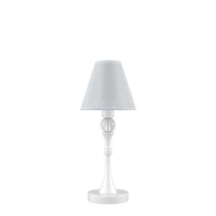 Настольная лампа Eclectic белого цвета