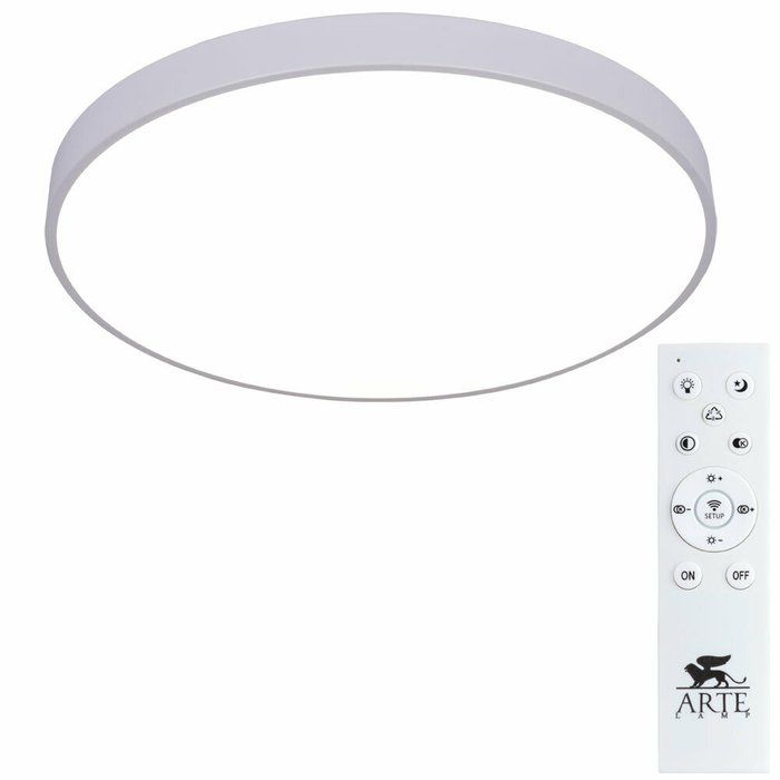 Потолочный светодиодный светильник Arena белого цвета - купить Потолочные светильники по цене 12490.0