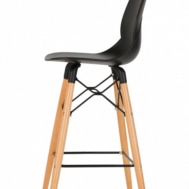 Барный стул Leona черного цвета - купить Барные стулья по цене 8343.0