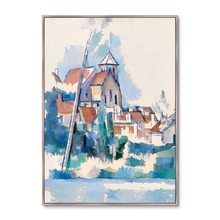 Репродукция картины Church at Montigny-sur-Loing, 1897г. - купить Картины по цене 16999.0