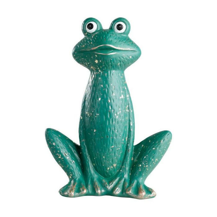 Фигурка лягушка Saidane зеленого цвета - купить Фигуры и статуэтки по цене 2690.0