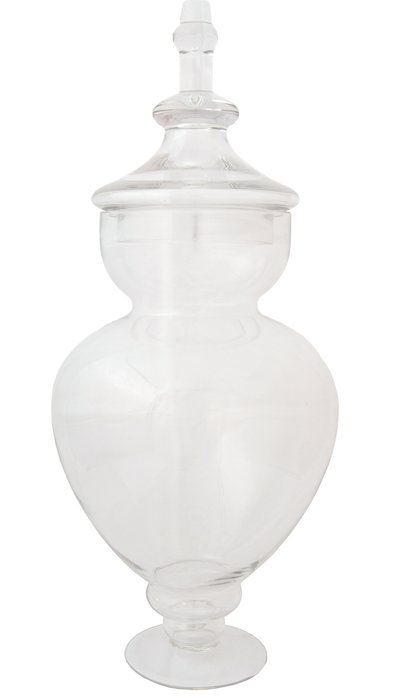Настольная ваза Mela Tall Vase из прозрачного стекла