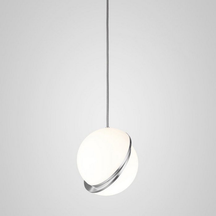 Светильник Crescent Light D30 Chrome в стиле Lee Broom - купить Подвесные люстры по цене 17999 Светильник Crescent Light D30 Chrome в стиле Lee Broom - купить Подвесные люстры по цене 17999