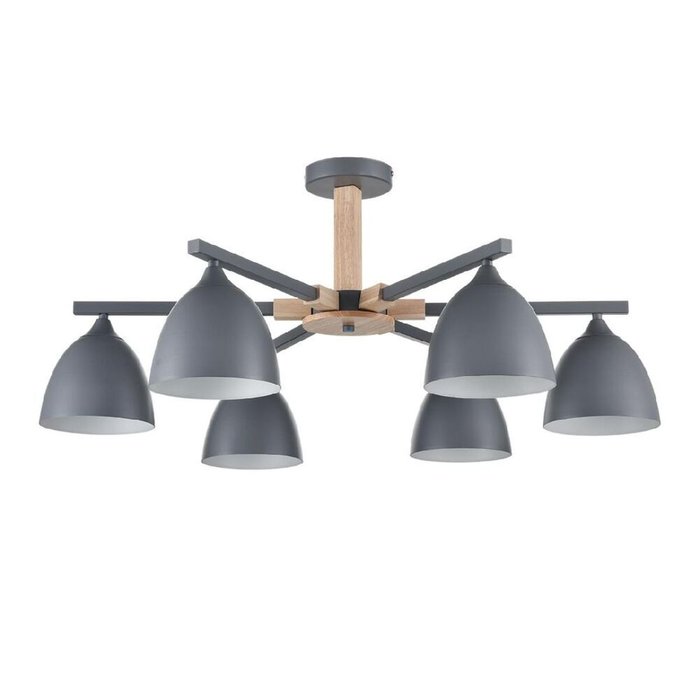 Люстра на штанге Colange 8096/6C (металл, цвет серый) Люстра на штанге Colange 8096/6C (металл, цвет серый)