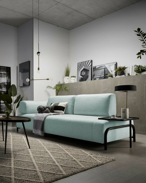 Подушка-подлокотник Turquoise Compo для дивана - купить Декоративные подушки по цене 22990.0