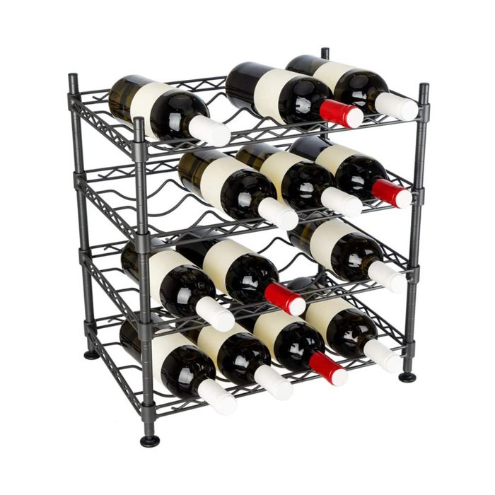 Подставка для бутылок Sommelier серого цвета - купить Винные шкафы по цене 5400.0
