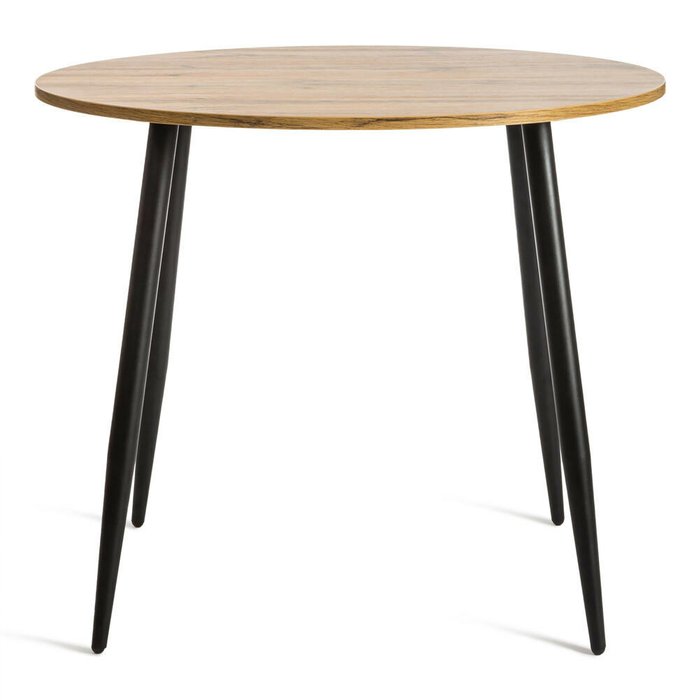 Стол обеденный Uranus черно-коричневого цвета - купить Обеденные столы по цене 9860.0