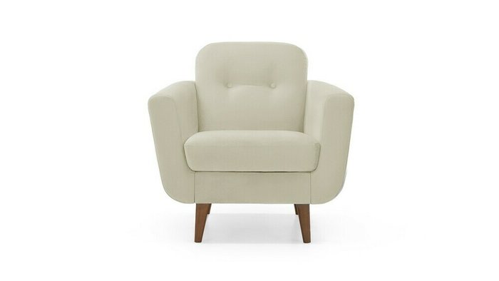 Кресло Дадли бежевого цвета - купить Интерьерные кресла по цене 22800.0