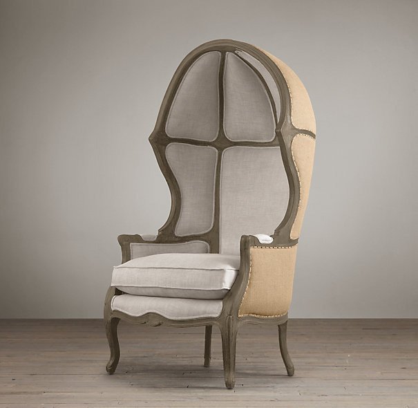 Кресло с куполом Versailles с джутовой обшивкой