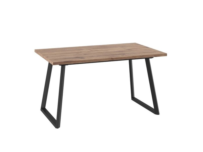 Стол обеденный раздвижной Лофт черно-коричневого цвета - купить Обеденные столы по цене 30491.0