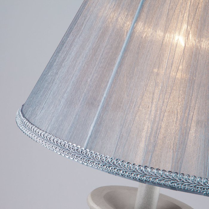 Настольная лампа Elegy с абажуром серого цвета - купить Настольные лампы по цене 4210.0
