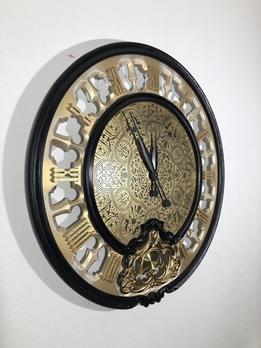 Настенные часы Fago черно-золотого цвета - купить Часы по цене 57000.0