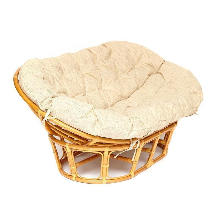 Подушка Мамасан бежевого цвета  - купить Декоративные подушки по цене 5680.0