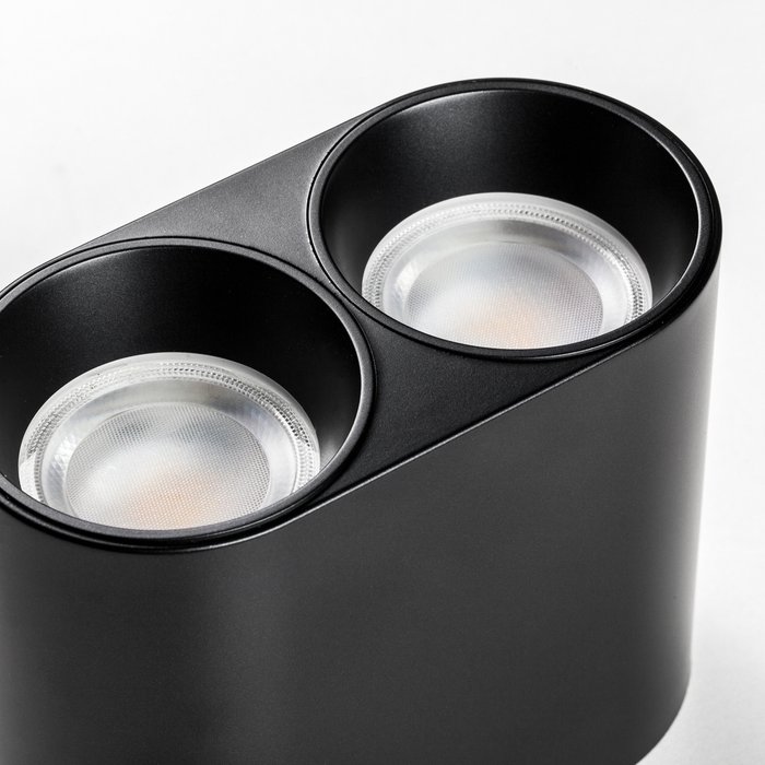 Рамка (светильник) PVC д/LED-модулей 941хх и LED-ламп D50мм RULLO 2x ROUND ЧЕРНЫЙ - купить Накладные споты по цене 1999.0 Рамка (светильник) PVC д/LED-модулей 941хх и LED-ламп D50мм RULLO 2x ROUND ЧЕРНЫЙ - купить Накладные споты по цене 1999.0