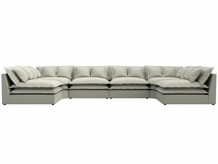 Угловой диван Лига 040 молочного цвета   - купить Угловые диваны по цене 138999.0