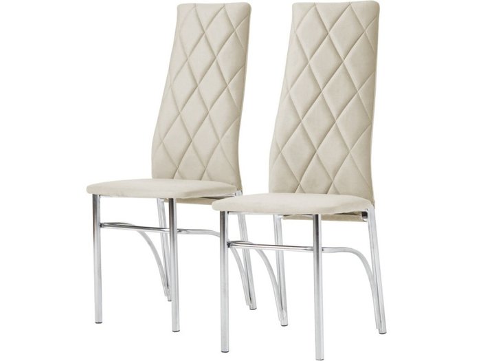 Комплект из двух стульев Малибу серого цвета