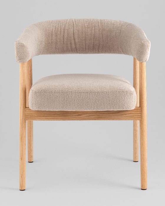 Стул Zubo бежевого цвета - лучшие Обеденные стулья в INMYROOM Стул Zubo бежевого цвета - лучшие Обеденные стулья в INMYROOM