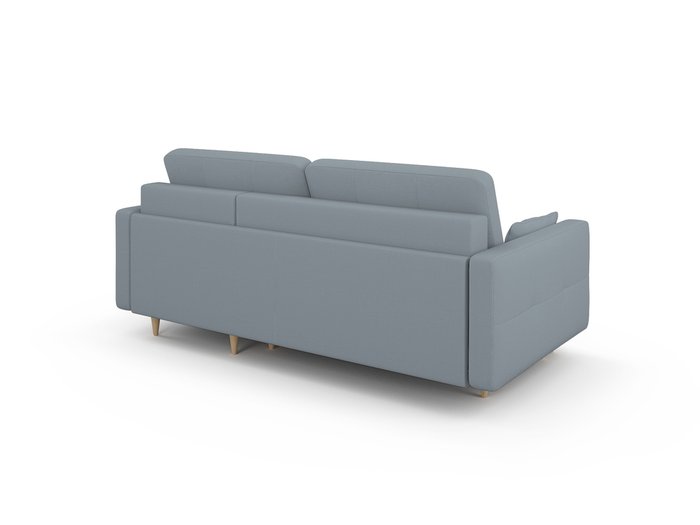 Угловой диван-кровать Берни серого цвета - купить Угловые диваны по цене 106000.0