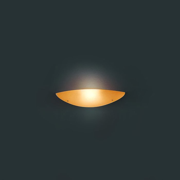 Настенный светильник Vistosi из матового стекла оранжевого лососевого цвета