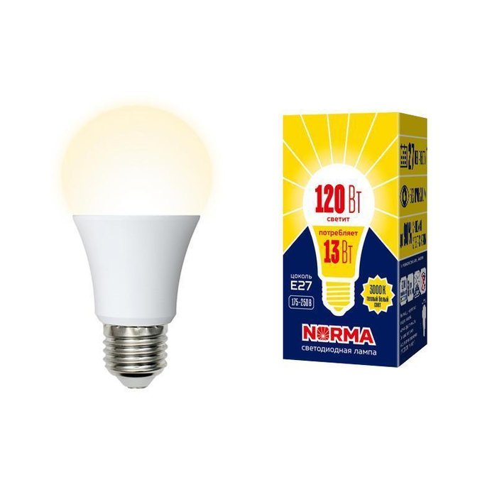 Лампа светодиодная Груша матовая   - купить Лампочки по цене 108.0