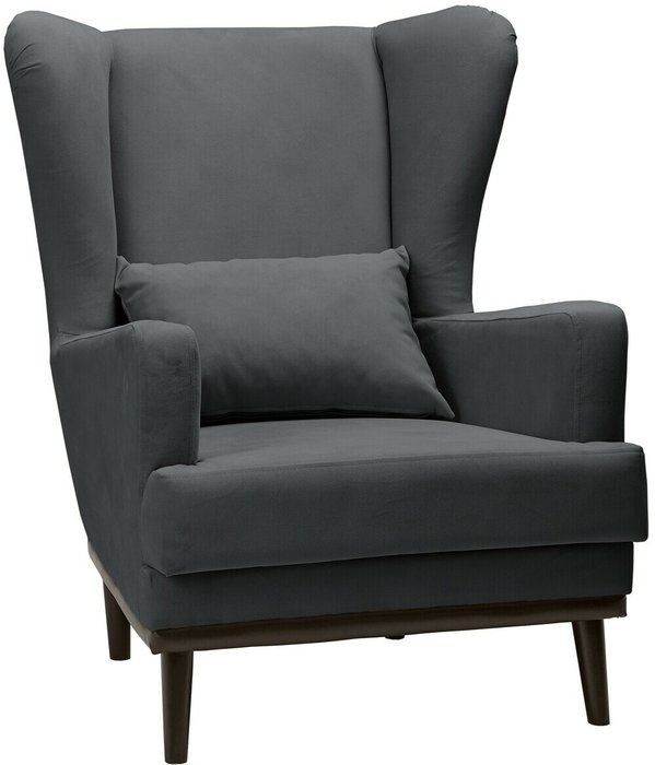 Кресло Оскар серого цвета - купить Интерьерные кресла по цене 11570.0