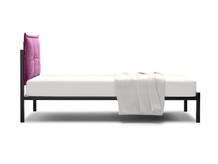 Кровать Лофт Cedrino 90х200 пурпурного цвета без подъемного механизма - лучшие Кровати для спальни в INMYROOM